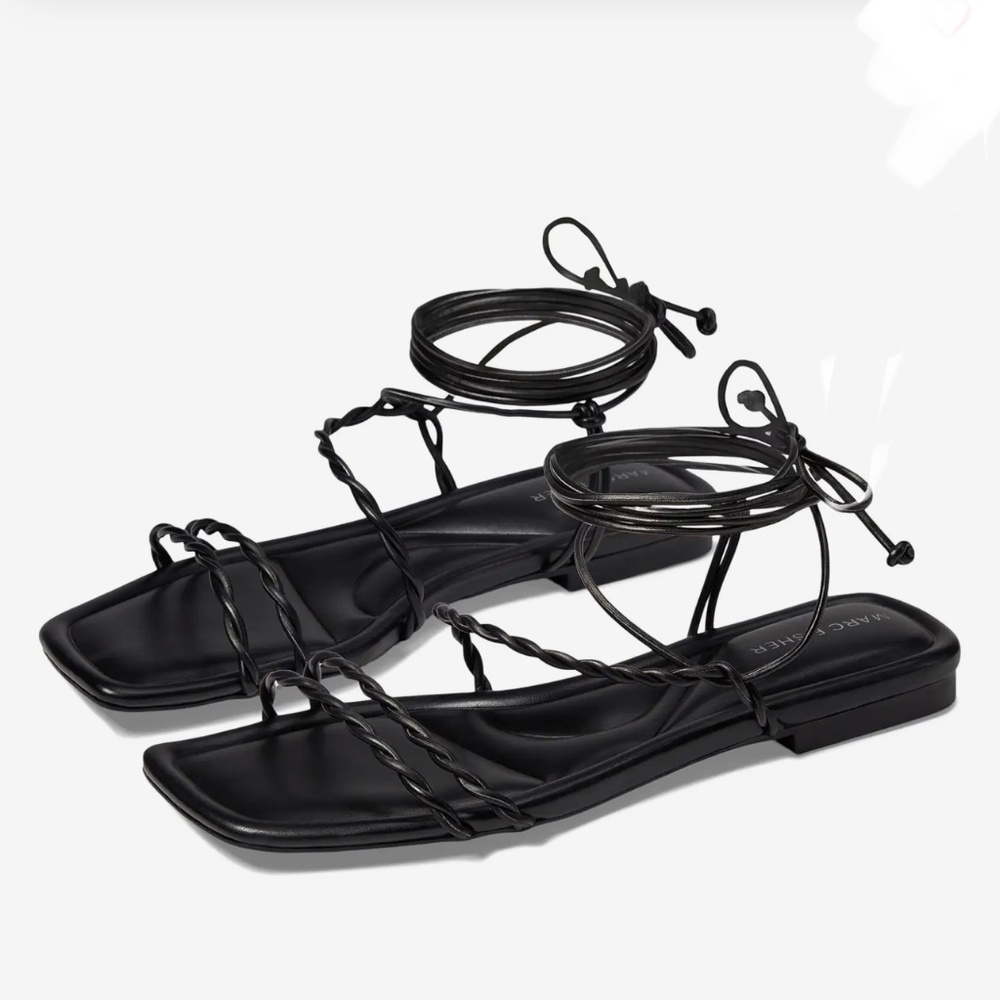 Marc Fisher Women's Lakita Flat Sandal, 8.5